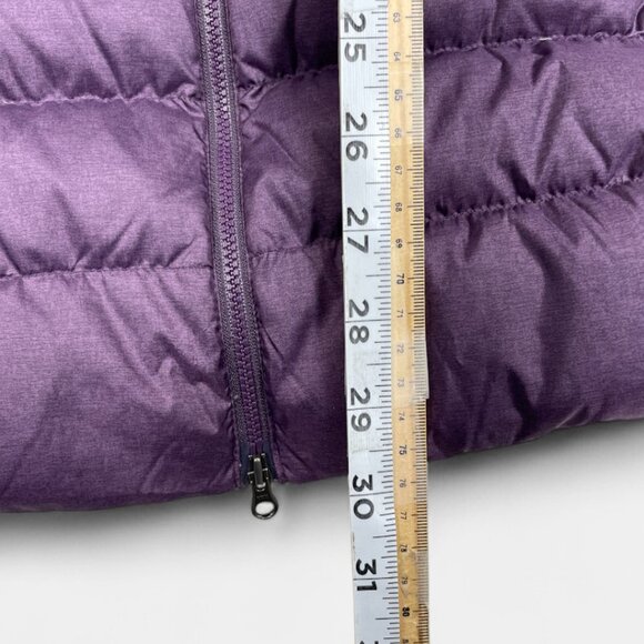 Eddie Bauer Women's 650 EB Down Cirruslite Hooded Purple Winter Puffer Jacket M - Picture 13 of 15